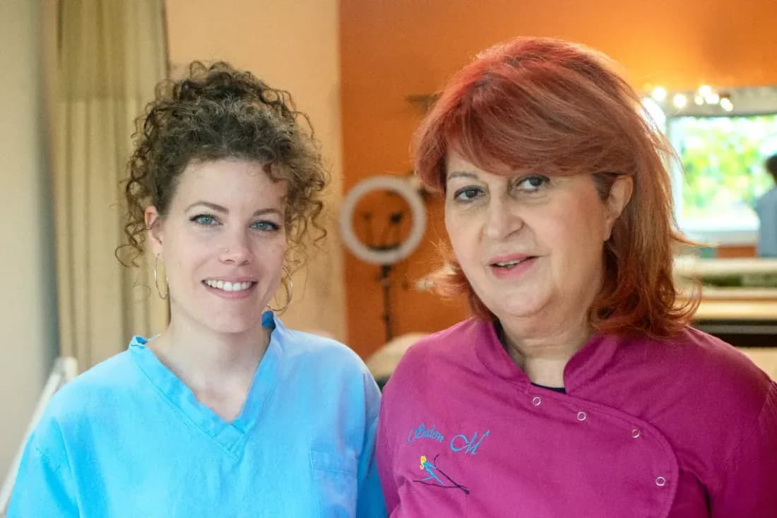 Mira Korać Đorđević i Iva Đorđević u Salonu M u Beogradu